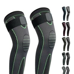 Full Leg Sleeves Long Compression Leg Sleeve Knee Sleeves