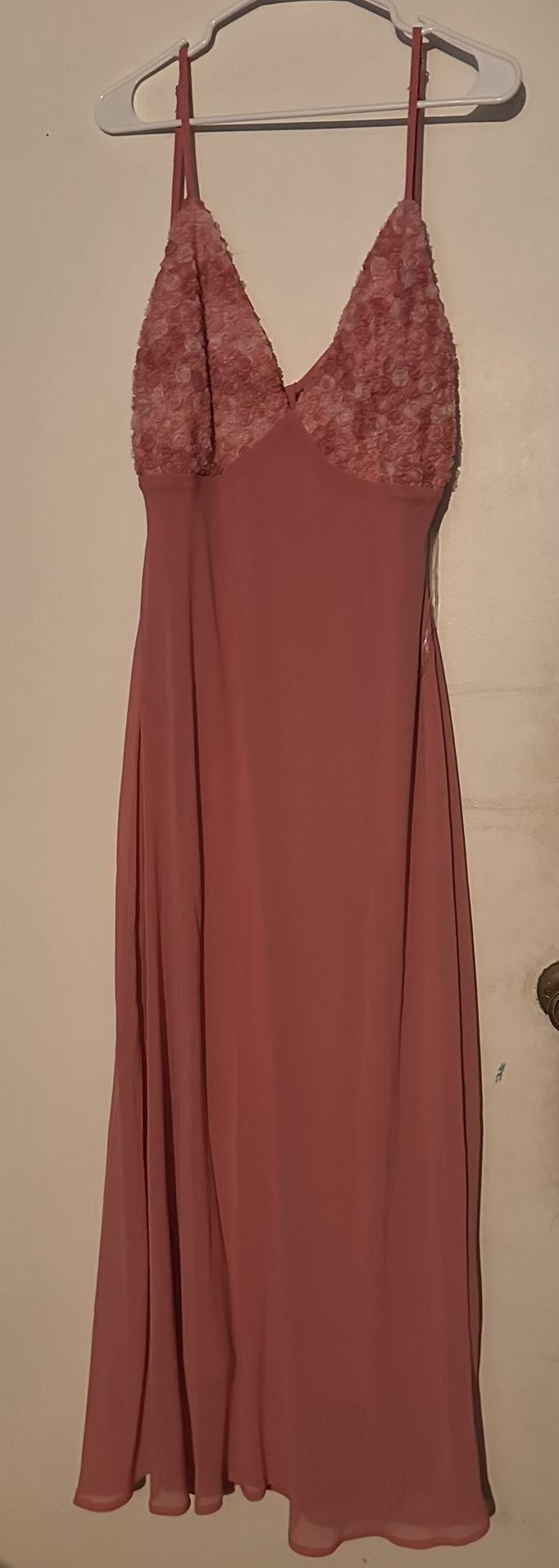 pink maxi floral dress (target)