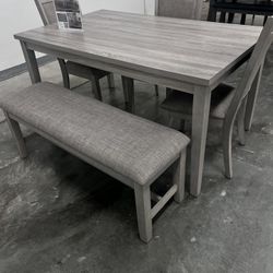Comedor De Madera Nuevo En Su Caja 