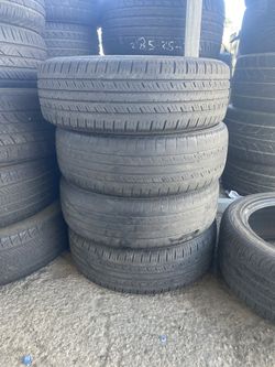 15” steelies with tires