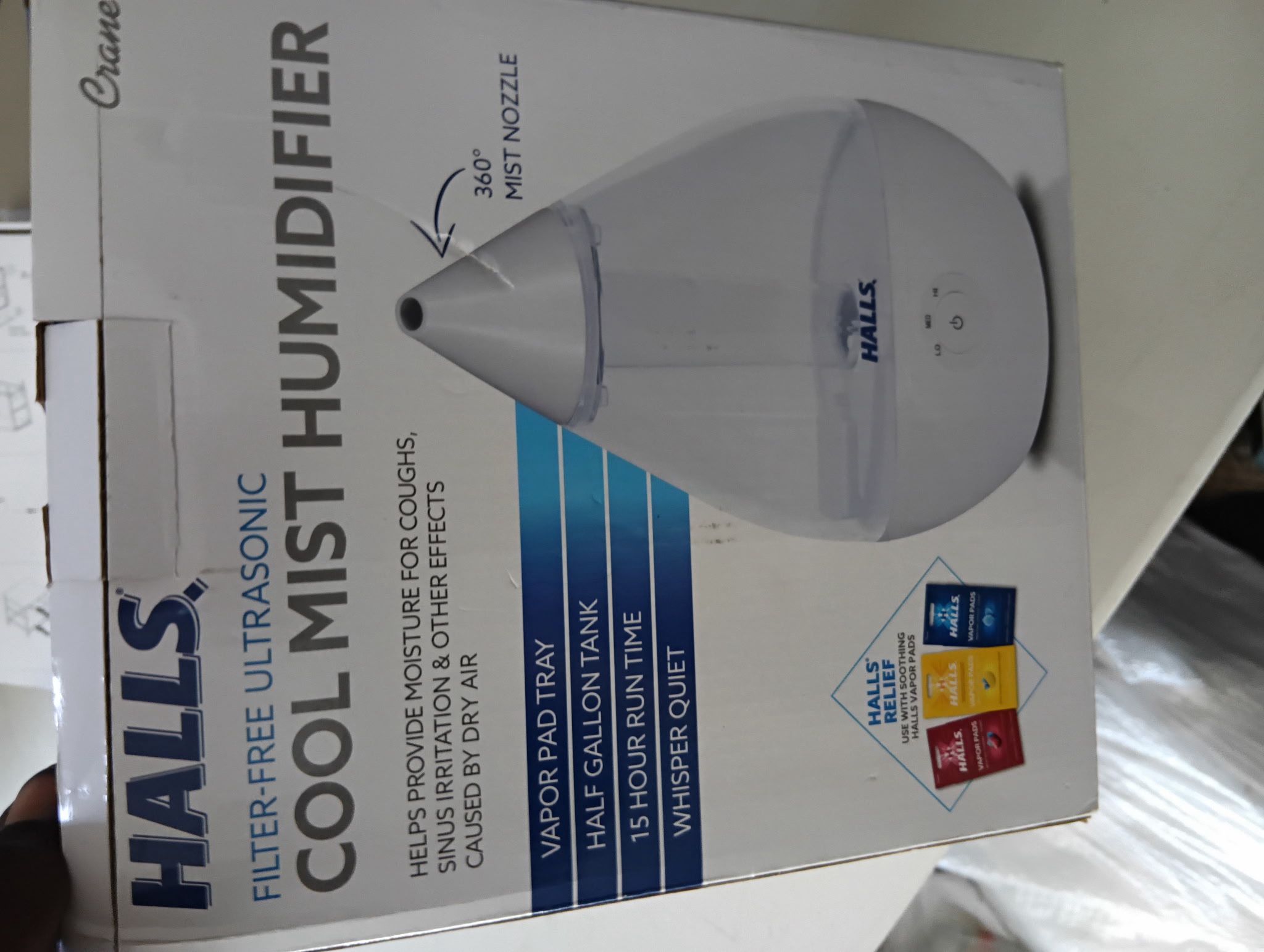 HALLS Cooling Mist Humidifier 