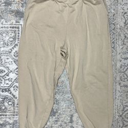 ASOS design beige sweatpants women’s size M  