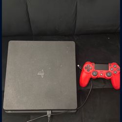 PS4 Slim 1TB – Great Condition – Controller + Cables