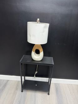 Modern Table Lamp with Rope Detail