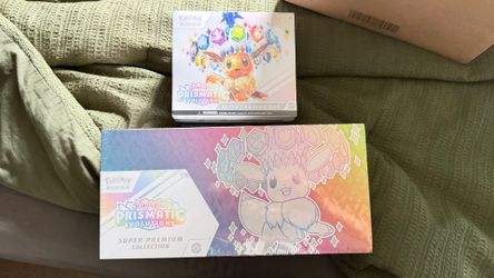 PRISMATIC EVOLUTIONS ETB AND SPC BOTH