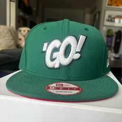 St. Alfred x New Era “GO!” 9FIFTY Snapback Hat – Green/White