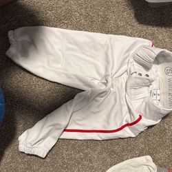 Youth Extra Small Wire 2wire Red Piping Baseball Pants