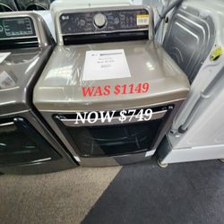 7.3 Cu. Ft. Large Capacity Vented Electrix Dryer With Sensor Dry 