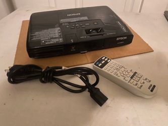 Epson HD 4K projector with Wi-Fi and remote