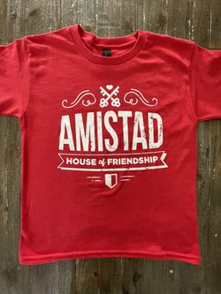 NEW Amistad House Of Friendship Youth Tshirt