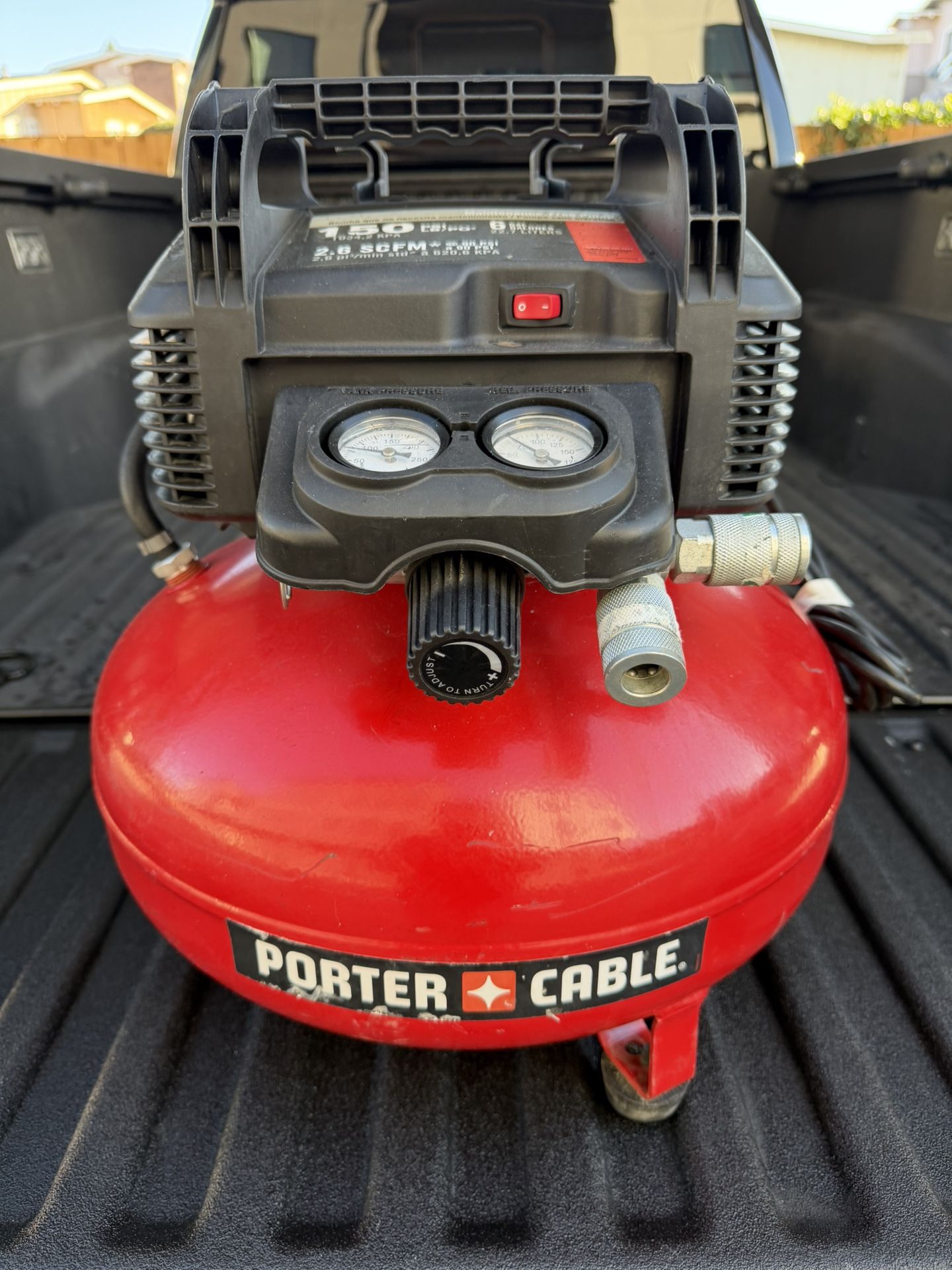 Porter-Cable 6 Gallon Pancake Air Compressor – $95
