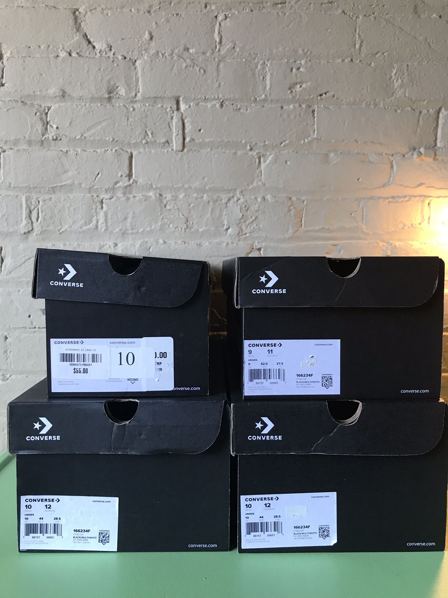 Men’s Converse all star shoe lot