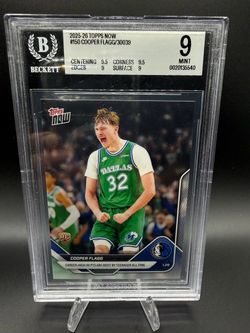 BGS 9 Cooper Flagg Rookie Card 2025 Topps Now
