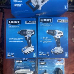 Hart Impact Driver & 1/2 Drill Set