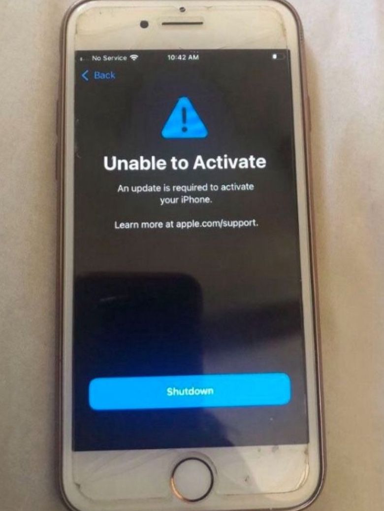 FOR PARTS  iPhone 7 128gb Rose Gold 