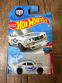 2021 Hot Wheels Mazda RX-3 White – HW Drift 137/250 Mad Mike