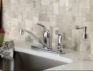 Moen Adler One-handle Low Arc Kitchen Faucet Chrome NEW