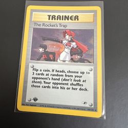 Pokemon Trainer First Edition The Rockets Trap 