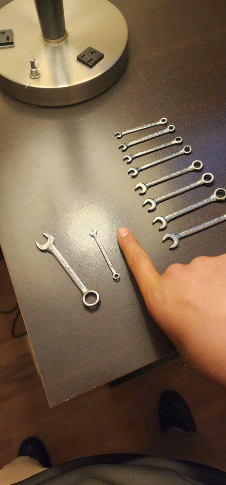 Authentic Miniature Wrench Set (Real Tools)