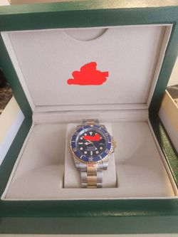 Luxury two tone watch