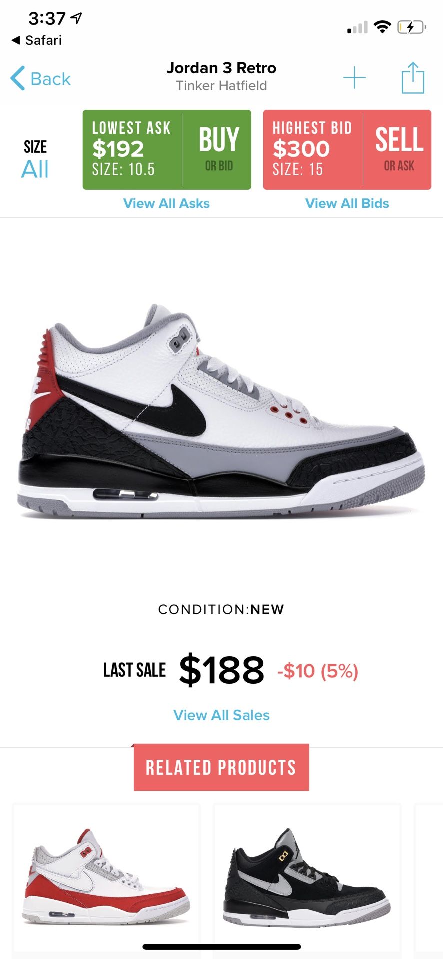 Tinker Hatfield 3’s