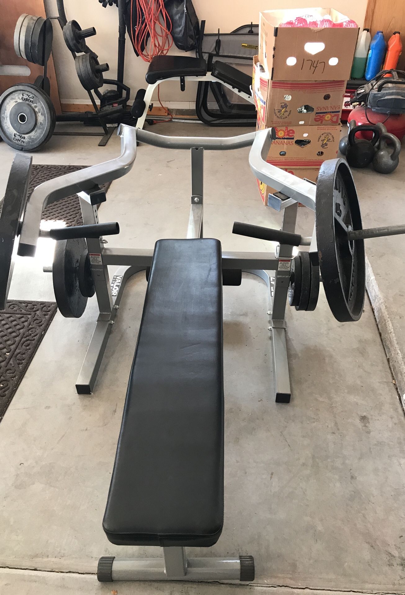 Valor Fitness model BF-47 bench press w/inclines