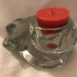 Vintage ..Snug & Cozy Cat 🐱 Candle Holder