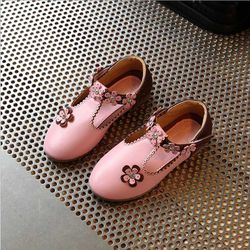 Super cute pink flower dress shoes