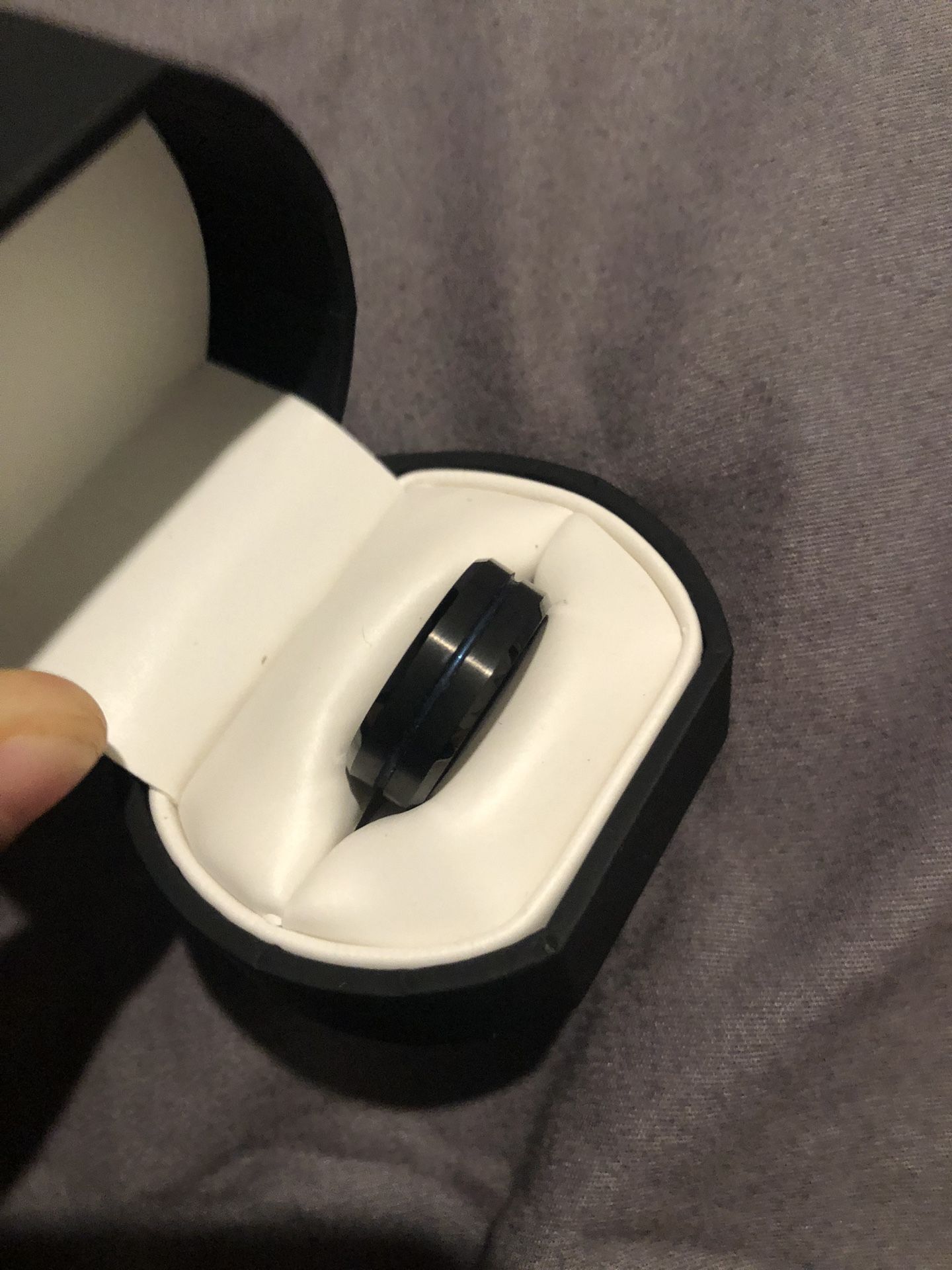 Tungsten Men Ring 