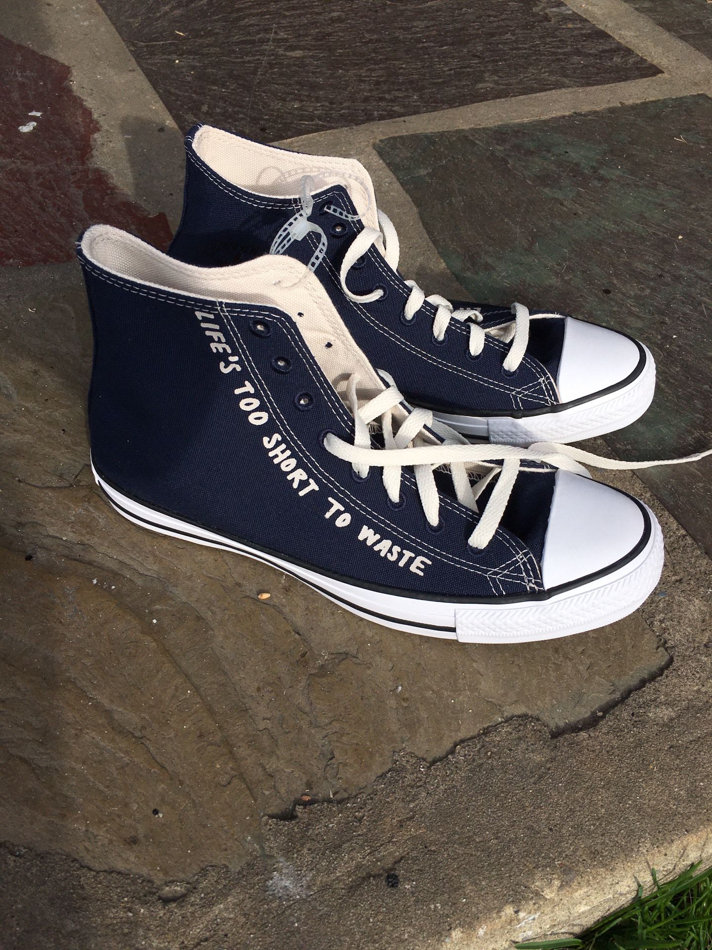 Converse Lifes too short to Waste Shoes