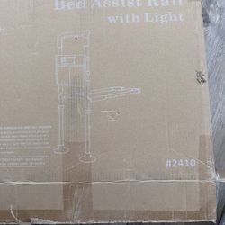 Assist Bed Rail With Motion Sensor Light