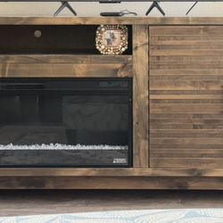 TV Stand With Built In Fireplace