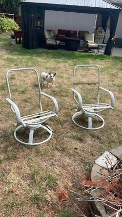 DIY patio swivel chair frames