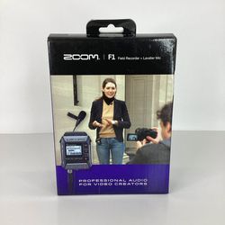 Zoom F1 Field Recorder + Lavalier Mic *TESTED*