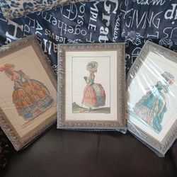 Vintage French Victorian Prints