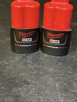Milwaukee M12 12-Volt Lithium-lon 2.0 Ah Compact Battery Pack (2-pack)
