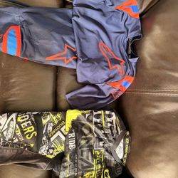 Youth Motocross Jersey And Pants 