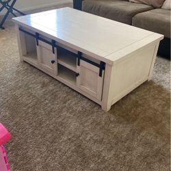 Beige Coffee Table 