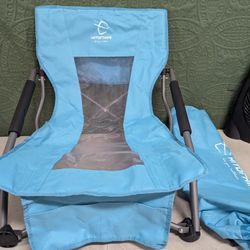Blue Camping/Beach Folding Chair 