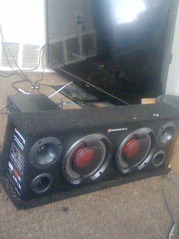 SOUNDPEX DUAL 6.5 SUBWOOFER SYSTEM