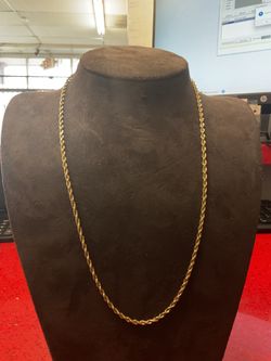 10KT solid rope chain 44595-1