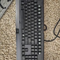 Razer Blackwidow Keyboard And Razer Mamba Tournament Mouse