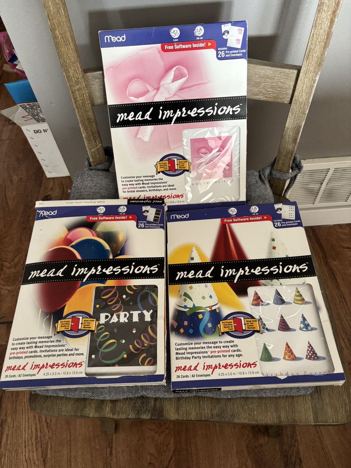 26 Cards, 26 Envelopes X 3