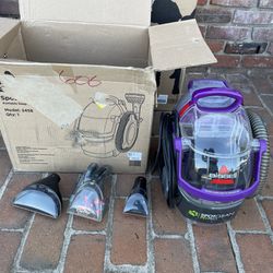 Like and you spot clean pet pro Bissell carpet cleaner, spot cleaner model 2458 tested and great working condition. When you come I’ll try it for you.