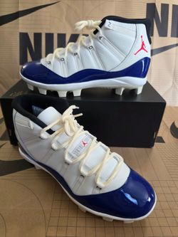 Jordan 11 Retro MCS Baseball Cleats Men's Size 8, 9.5, 11