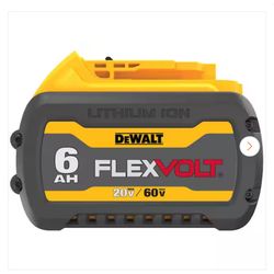 DEWALT FLEXVOLT 20V/60V MAX Lithium-Ion 6.0Ah Battery Pack