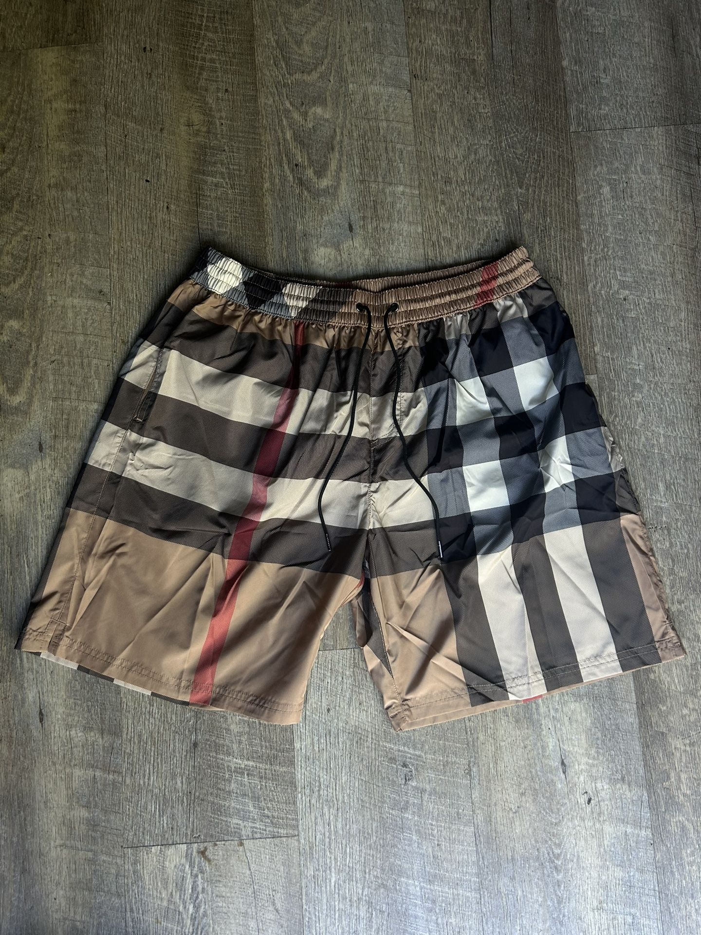Burberry Checkered Swim Shorts Size Large