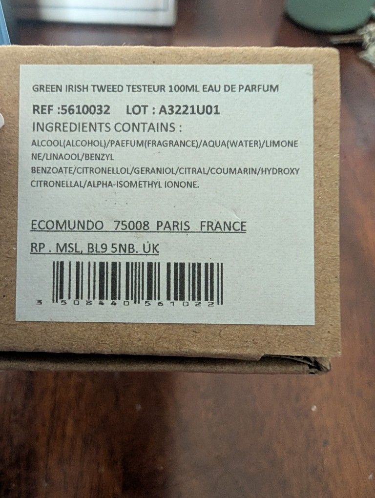 Creed Green Irish Tweed 100ml