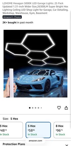 LED hexagon light
