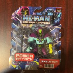 NIB He-Man & Masters Of The Universe - Power Attack Skeletor